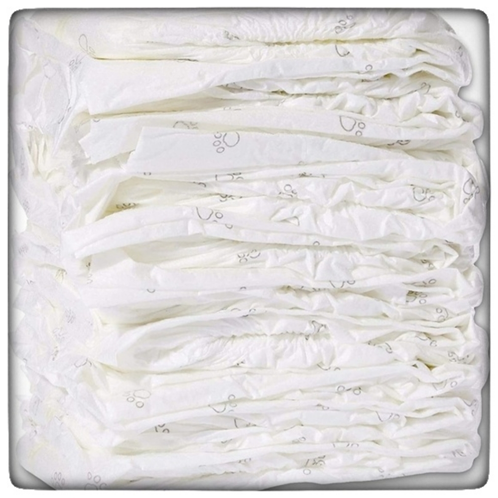 Amazon Basics Male Dog Wrap, Disposable Diapers-Medium 30 in Box